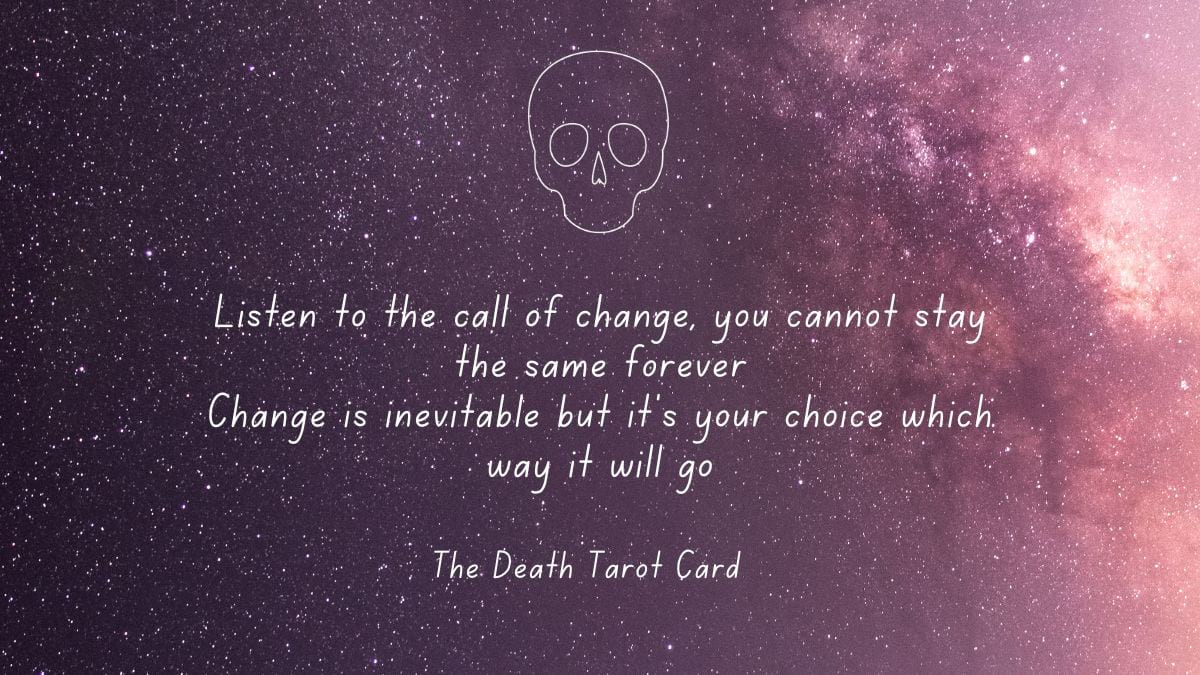 Lessons From The Death Tarot Card